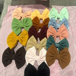 Assorted Girls' Bow Headbands - Multi Color $2 Each